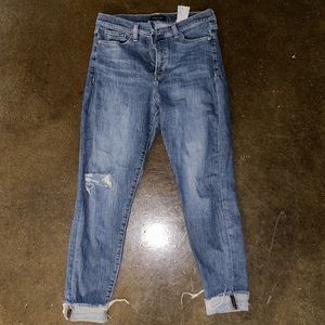 Banana republic ripped skinny jeans